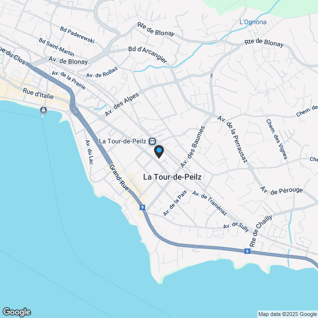 Wohnung 3.5 Zimmer in La Tour-de-Peilz - Karte