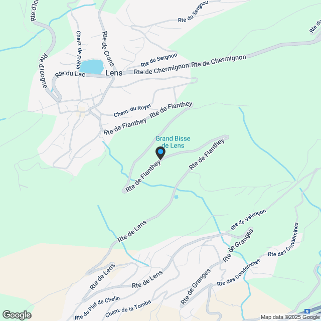 Schöne 3,5-Zimmer-Wohnung in Flanthey (Gemeinde Lens) A2 - Off-Plan-Entwicklung - Karte