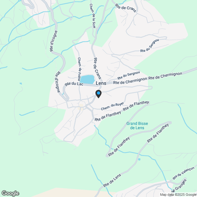 3.5-Zimmerwohnung in Flanthey - Karte