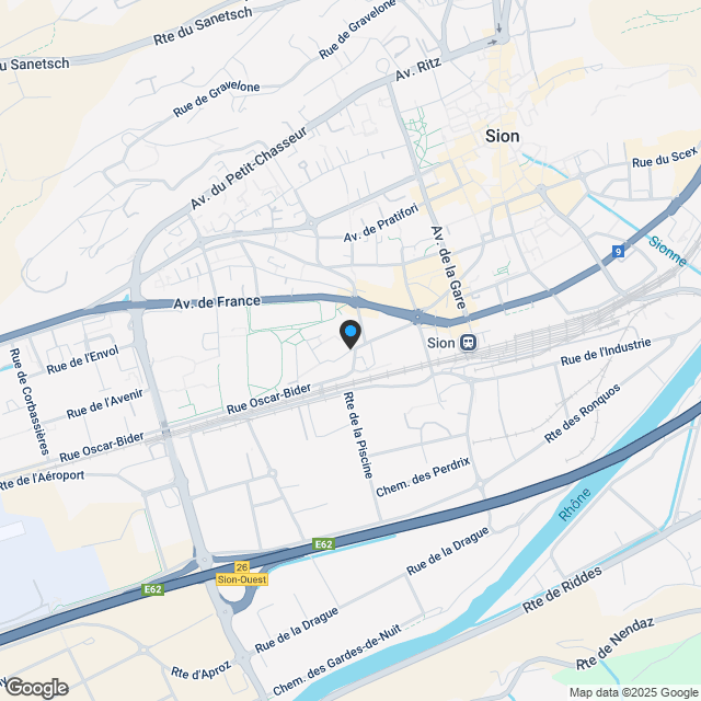 Wohnung zu verkaufen, Sion, Schweiz - Karte