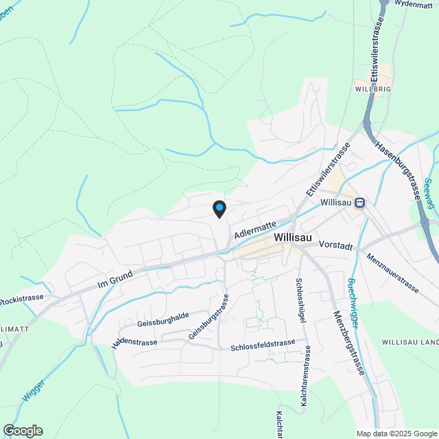 SCHÖN, RUHIG, ZENTRAL "GRÜENEGG WILLISAU - Karte