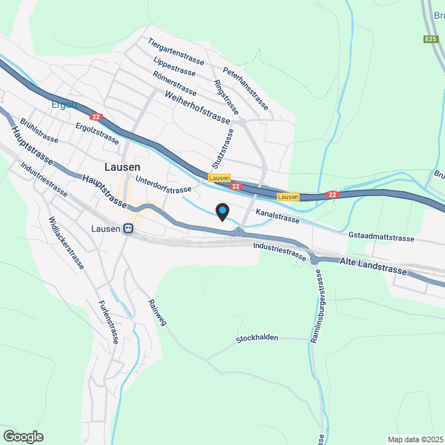 Tauschimmobilie Neubau Einfamilienhaus mit 5.5 Zimmern in Lausen - Modernes Wohnen nahe Natur - Karte