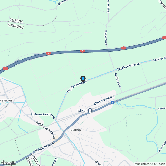 Off-Market Grundstück an bester Lage in Islikon TG - Karte