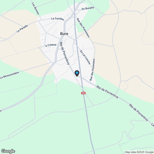 Besonderer Investor, Grundstück von 1440 m2 für Neubau - Karte