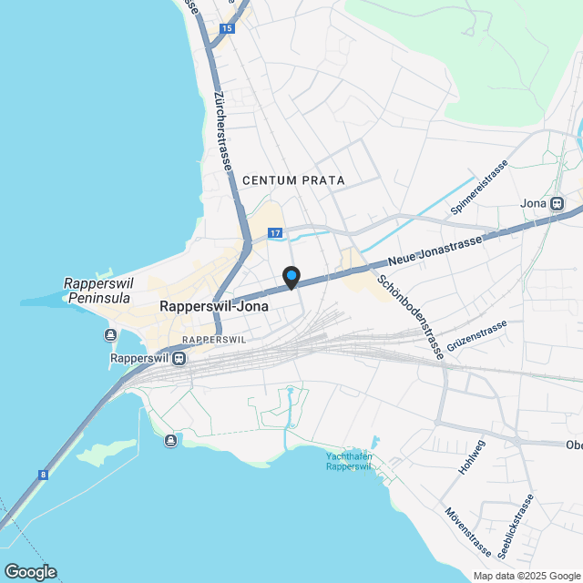 4.5-Zimmer Attikawohnung im Zentrum von Rapperswil - Karte