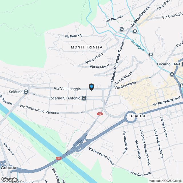 Appartamento 2.5 lcoali - 2. Wohnsitz - Solduno - Karte