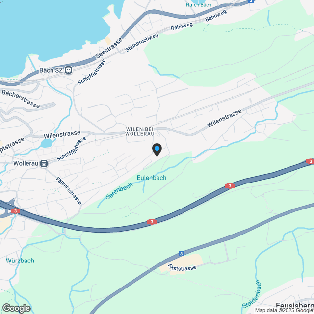 Moderne 3.5-Zimmer-Neubau-Wohnung mit Seeblick in Wilen b. Wollerau - Karte