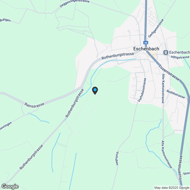 Neubau exklusive 4.5 - Zimmer-Erdgeschoss-Wohnung in Eschenbach LU - Karte