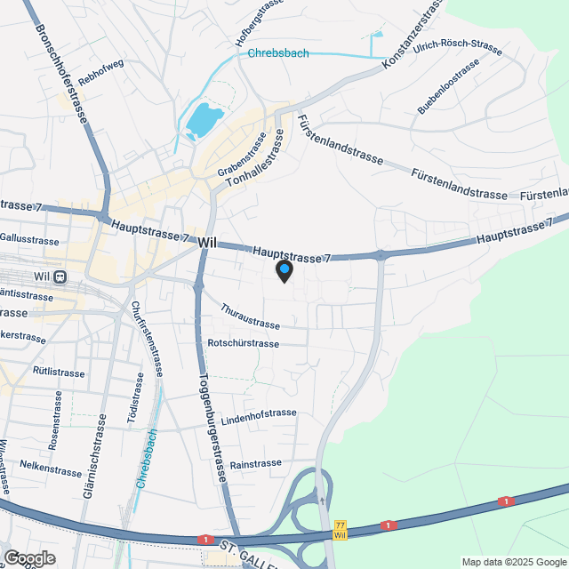 UVA LIVING – Ihr Rückzugsort am Oelberg in Wil SG | 178 m² Wohnfläche - Karte