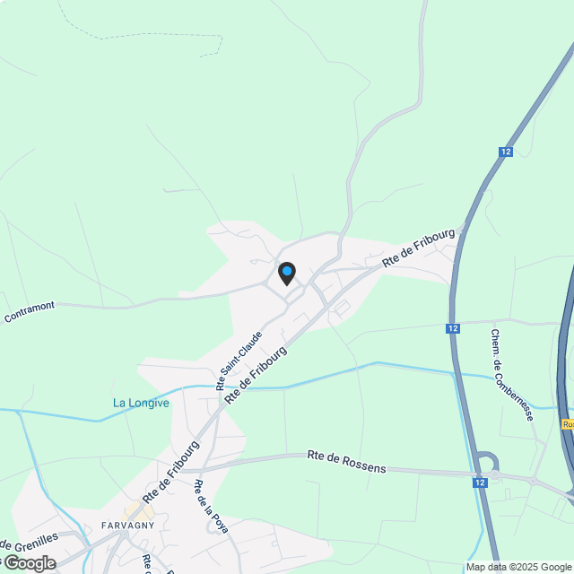 Zu verkaufen, Reihenhaus, 1726 Farvagny-le-Petit, Ref 1726-B - Karte