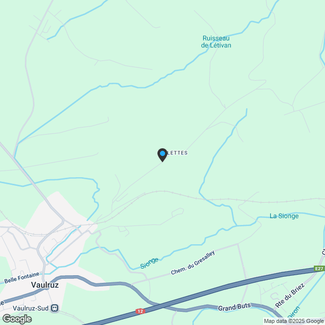 A vendre magnifique appartement de 5,5 pces en terrasse sur la commune de Vaulruz - Karte