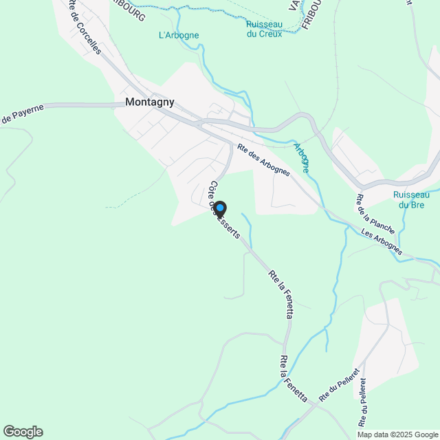 4.5 Zimmer Maisonette-Wohnungen in Montagny / FR (Lose 2-3) - Karte