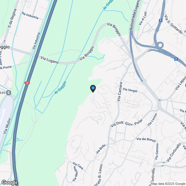 Lugano-Breganzona modernes Apartment mit 4.5 Zimmern und großer Terrasse - Karte