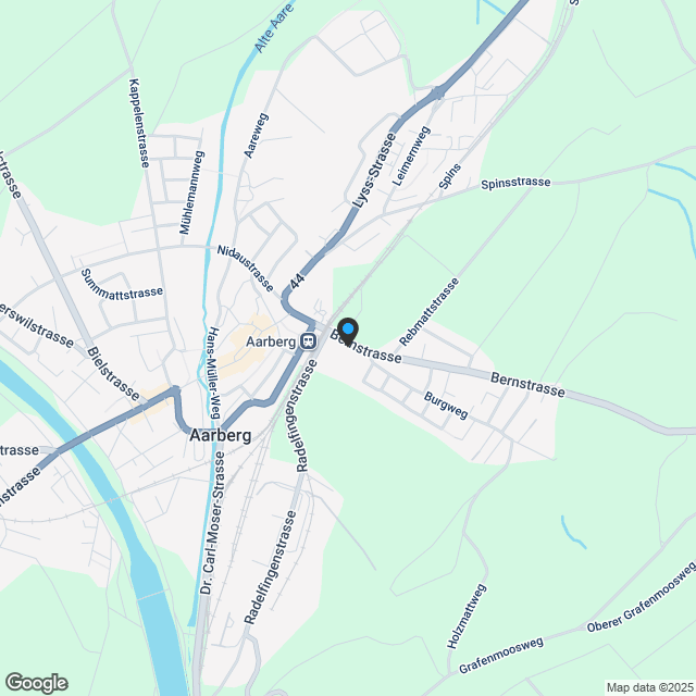 2.5-Zimmer-Eigentumswohnung 'Park Aarberg' - Karte