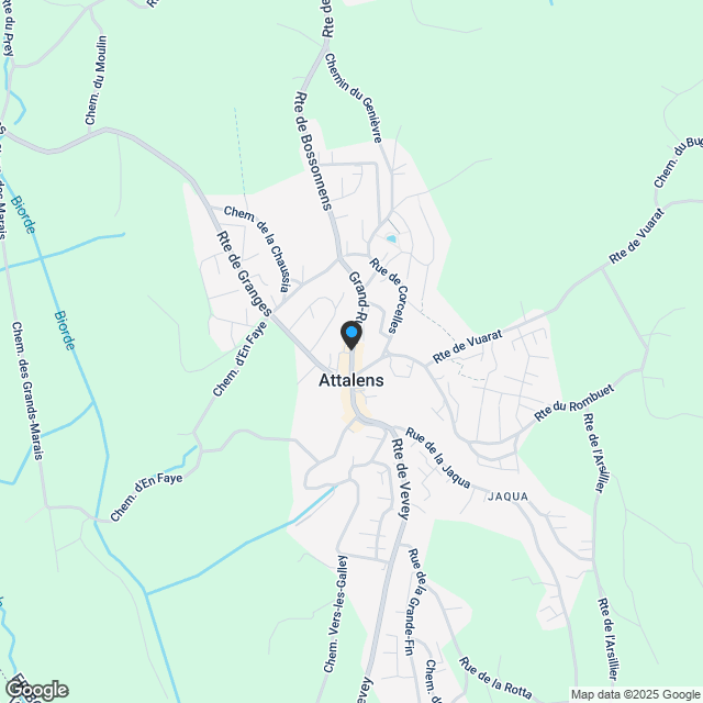 Prächtige 3,5-Zimmer-Wohnung mit Balkon in Attalens - Karte