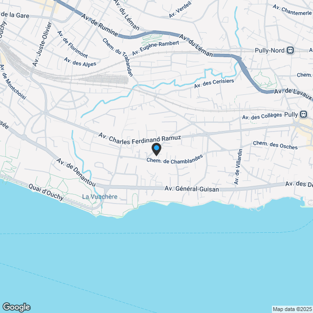 Pully Chamblandes - Residenz "Les Mandragores" - 6 Wohnungen zum Verkauf auf Plan - Karte
