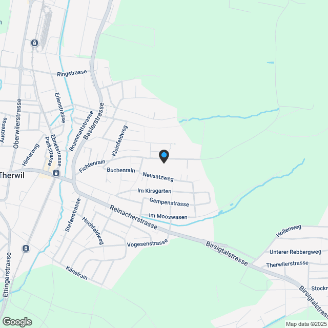 Projektvorankündigung - exklusive Gartenwohnung mit unverbaubarer Aussicht. Neue Preise - A1 - Karte