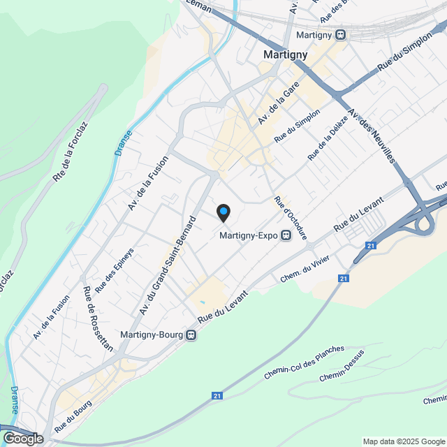 Wohnung 3.5 Zimmer in Martigny - Karte