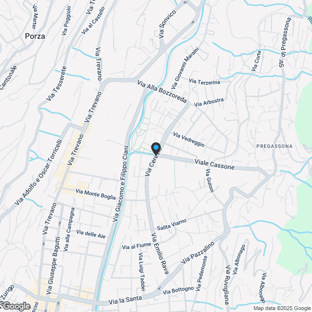 PREGASSONA - Residenz Parco Ceresio - neue Attiken 4,5 Zimmer - Karte