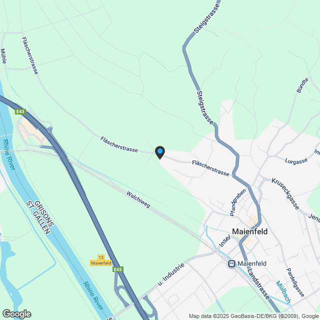 Exklusiver Rückzugsort in der Bündner Herrschaft - Karte