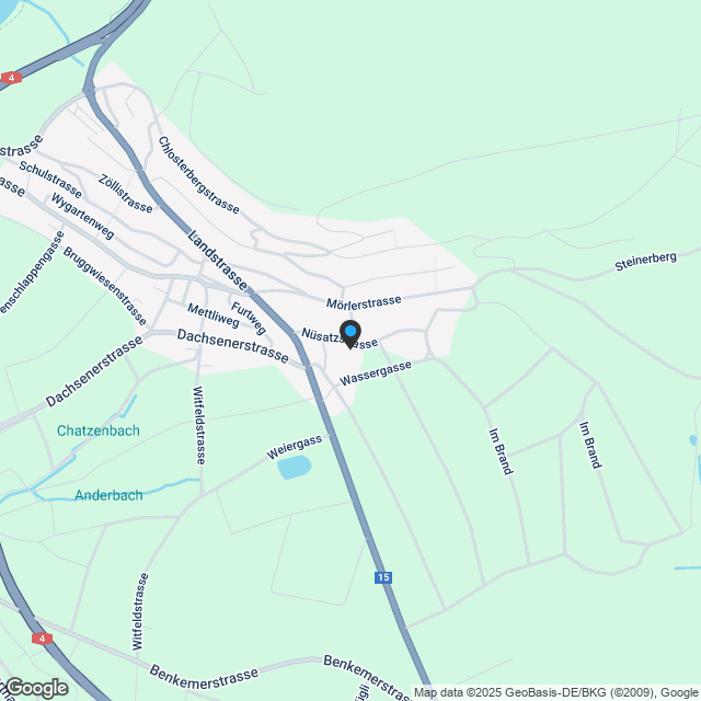 Die Praline 4.5-Zimmer-Attikawohnung mit über 39.0 m2 Terrasse - Karte