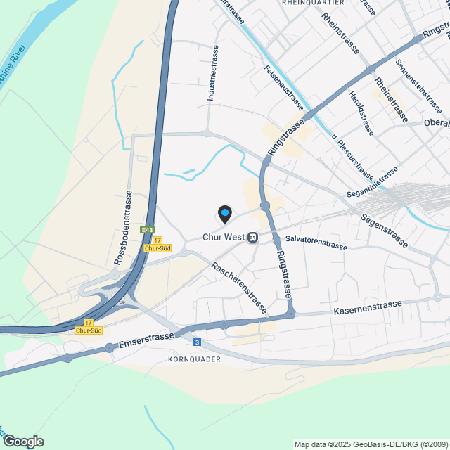 4½ Zimmer Dachwohnung, Nr. 45 - Karte