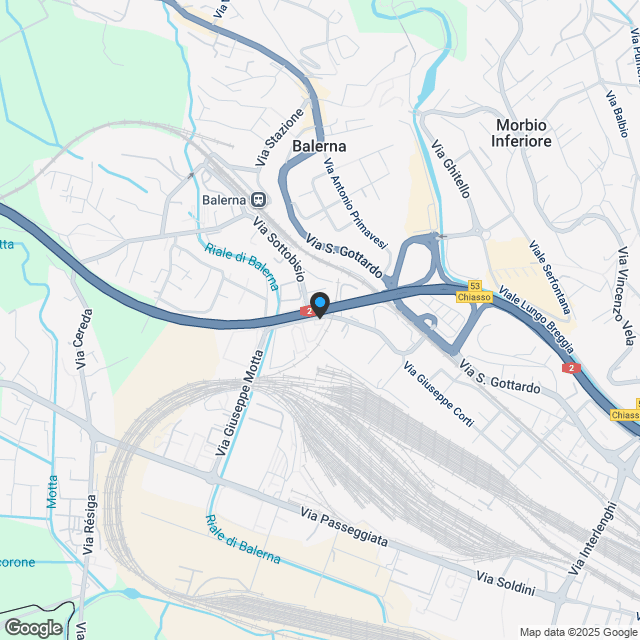 Neue 3.5-Zimmer-Wohnung mit Garten in Balerna N2 - Karte