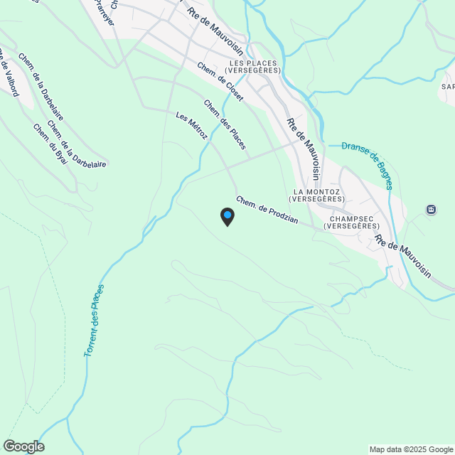 Appartement de charme dans une ancienne grange rénovée à Champsec - Karte