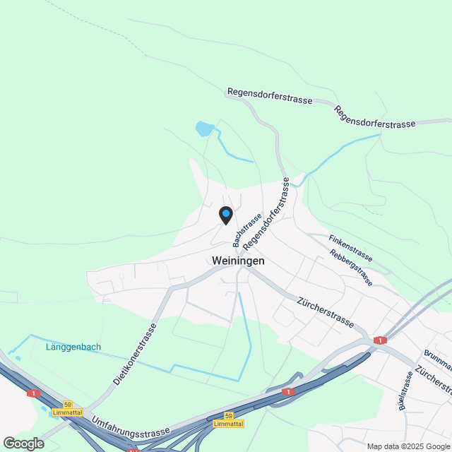 Zu den Reben: 3.5-Zimmer-Eigentumswohnung in Weiningen - Karte