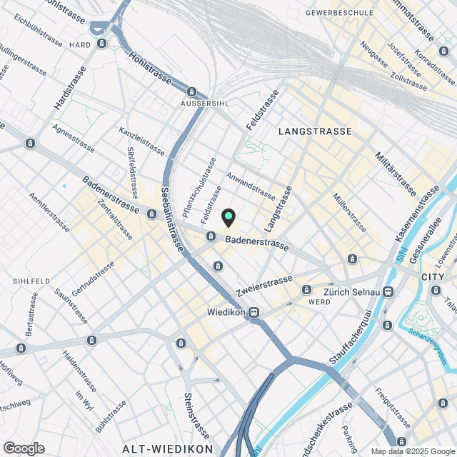 Erstvermietung an bester Lage im Kreis 4 in Zürich - Karte