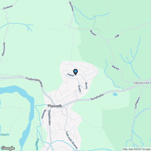 Neubauprojekt in Plasselb - Karte