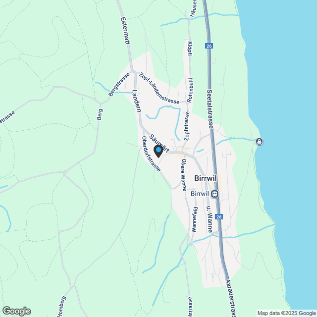 Seeblick Birrwil – stilvoll, modern und naturnah. - Karte