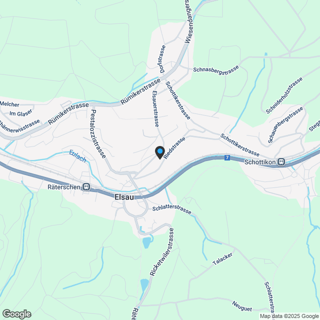 grosszügige Terrassenwohnung mit Weitsicht - Karte