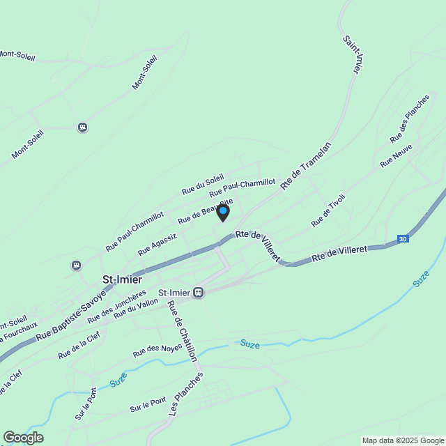 Wohnung mit 3,5 Zimmern in neuer Konstruktion in Saint-Imier - Karte