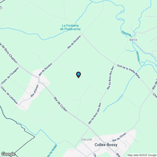 Appartements in Collex-Bossy verfügbar - Karte