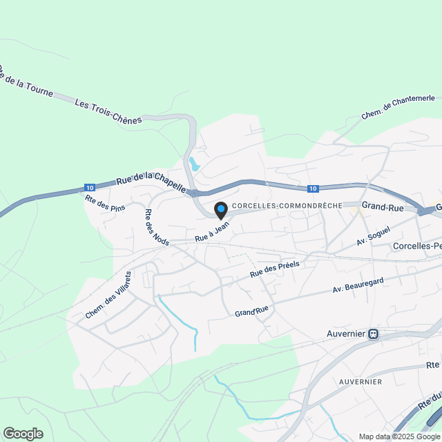 LETZTES WOHNUNGSPAKET "Les Terrasses du Chêne" Corcelles-Cormondrèche - Karte