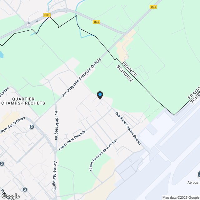 Projet STIERLIN - Villa F - Karte