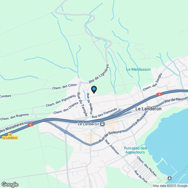 À l'Ombre du Tilleul - Neubau von 7 außergewöhnlichen Wohnungen im Herzen des Landeron - Karte