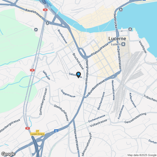 Stilvolle 3.5-Zimmer-Wohnung in renovierter Historismus-Villa - Karte