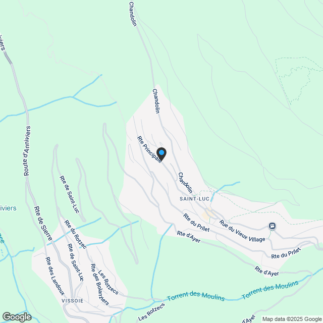 Unique à St-Luc : splendide appartement neuf tout confort - Karte