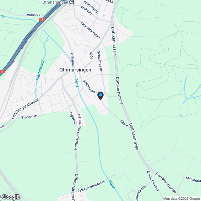 «Hübel» Othmarsingen - Wohnkomfort und Natur im Einklang - Karte