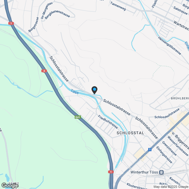 Stadtnahe Attikawohnung eingebettet in die Natur - Karte