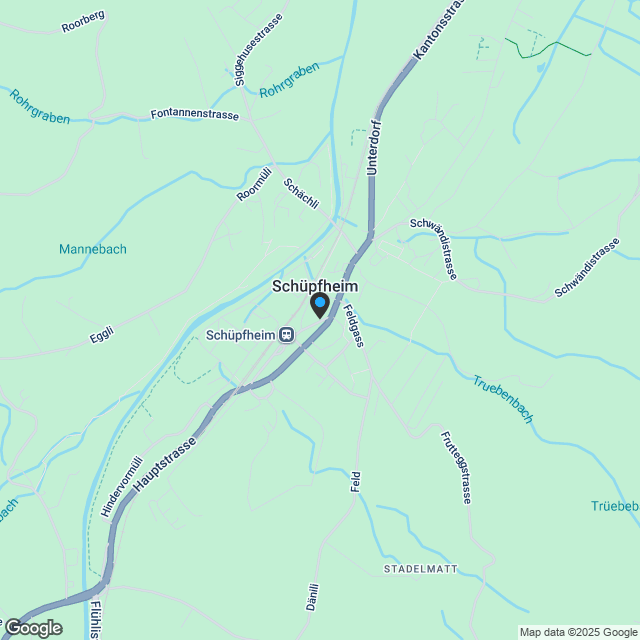 Wohnen im Zentrum von Schüpfheim - Karte