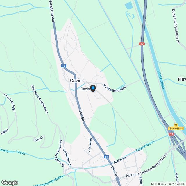 NEUBAU in Cazis - jetzt eine der letzten Wohnungen sichern - Karte