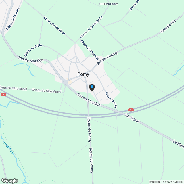 Neue Wohnung im Herzen des Dorfes - Karte