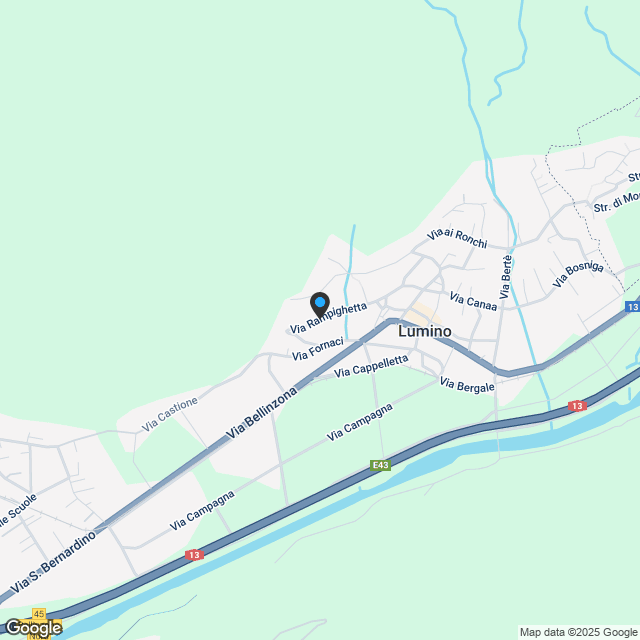 Wohnungen 4.5 Zimmer in Lumino - Karte