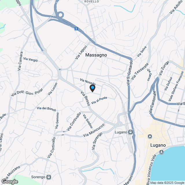 PREGASSONA - Residenza Parco Ceresio - nuovi attici 4.5 locali - Karte