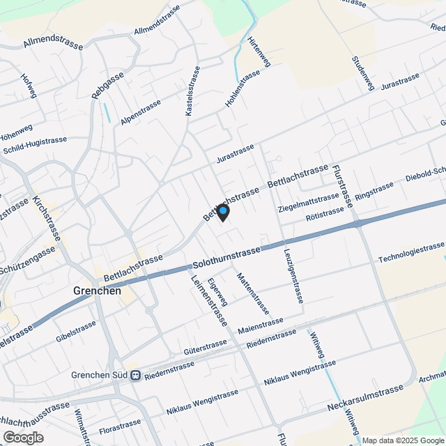 Exklusive Familienwohnung mit grossem Balkon an einer Privatstrasse - Karte