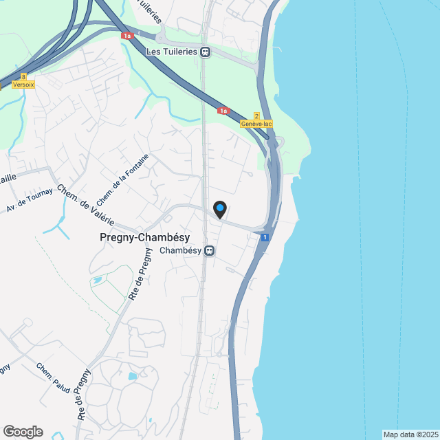 Elegante 5-Zimmer-Wohnung mit eigener Terrasse im Herzen von Chambésy - Karte