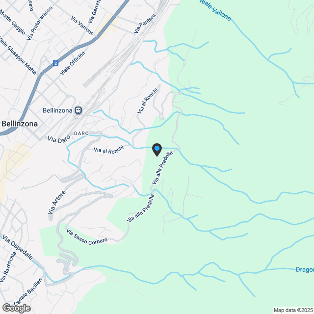 Modernes 3-Zimmer-Appartement in neuer Bauweise in Bellinzona - Karte